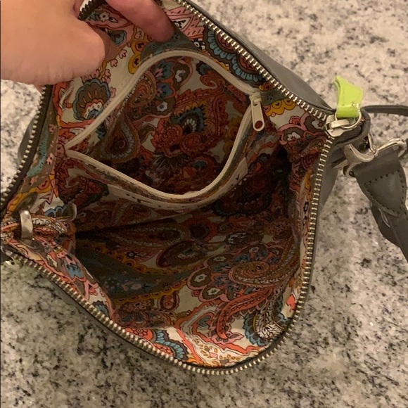 TOKYOBay Gray and Neon Purse - Picture 5 of 7